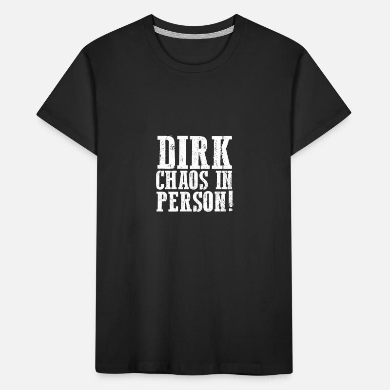 First name Dirk Kids' Premium Organic T-Shirt