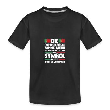 Portugal portugais - T-shirt bio Premium Enfant - noir - Devant