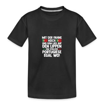 Portugal portugais - T-shirt bio Premium Enfant - noir - Devant