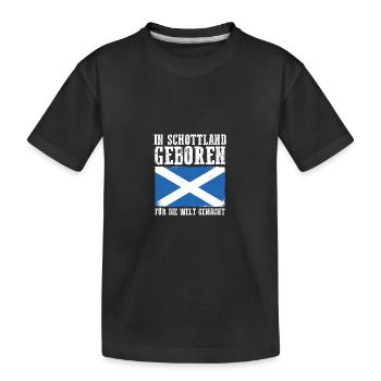 Ecossais Ecosse Ecosse Ecosse - T-shirt bio Premium Enfant - noir - Devant