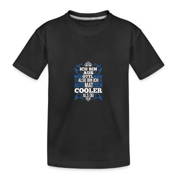 Schotten Schottisch Schottland - Kinder Premium Bio T-Shirt - Schwarz - Vorne