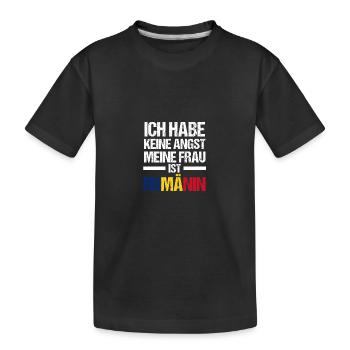 Roumains Roumanie - T-shirt bio Premium Enfant - noir - Devant