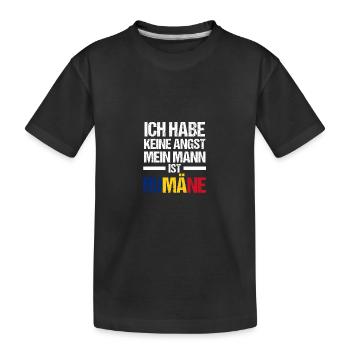 Roumains Roumanie - T-shirt bio Premium Enfant - noir - Devant