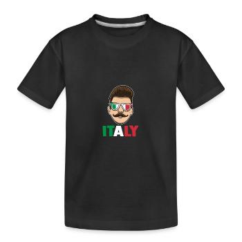 Italie Italien Italien Italie - T-shirt bio Premium Enfant - noir - Devant