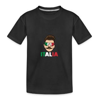 Italie Italien Italien Italie - T-shirt bio Premium Enfant - noir - Devant
