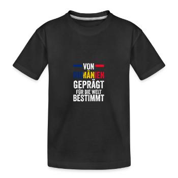 Roumain Roumanie Roumanie - T-shirt bio Premium Enfant - noir - Devant