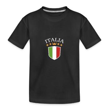 Italie Italien Italien Italie - T-shirt bio Premium Enfant - noir - Devant