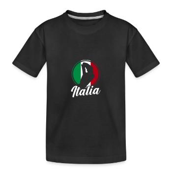 Italie Italien Italien Italie - T-shirt bio Premium Enfant - noir - Devant
