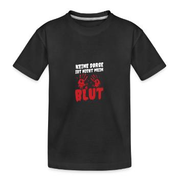 Costume d’Halloween Taché de Sang - T-shirt bio Premium Enfant - noir - Devant