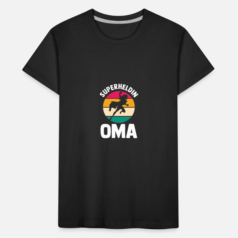 Großmutter Oma Kinder Premium Bio T-Shirt