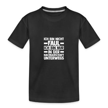 Quartier Meilleur voisin - T-shirt bio Premium Enfant - noir - Devant