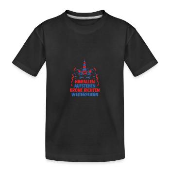 Carnival Costume Carnival - Kids' Premium Organic T-Shirt - black - Front
