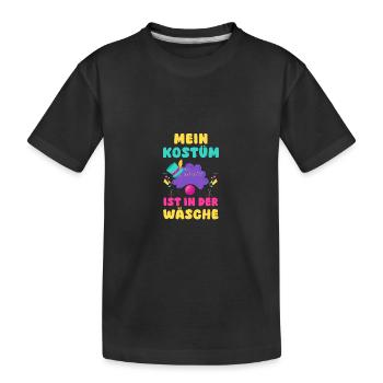 Costume de carnaval Carnaval - T-shirt bio Premium Enfant - noir - Devant
