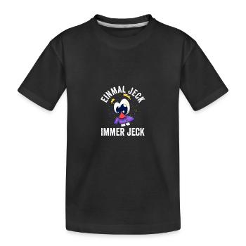 Costume de carnaval Carnaval - T-shirt bio Premium Enfant - noir - Devant