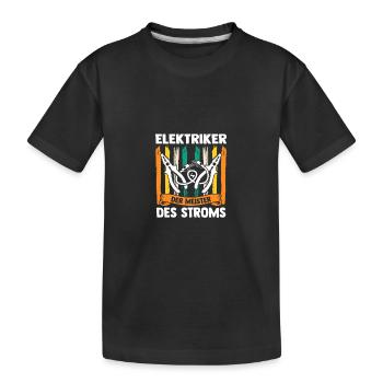 Maître électricien Ingénieur électricien Électricien - T-shirt bio Premium Enfant - noir - Devant