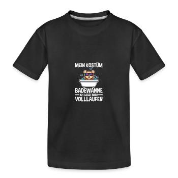 Jecken Fasching Karneval - Kinder Premium Bio T-Shirt - Schwarz - Vorne