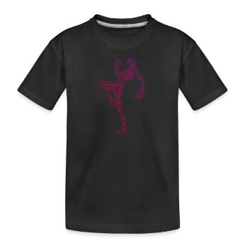Kickboxing Kickboxing Women Kickboxer - Kids' Premium Organic T-Shirt - black - Front