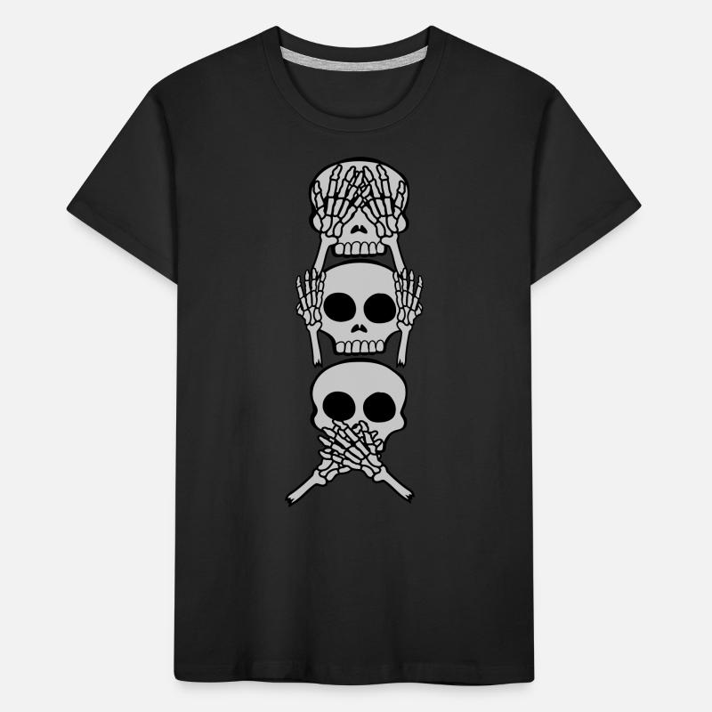 3 Skull Monkey Proverb Kids' Premium Organic T-Shirt