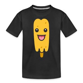 Mais Hundefutter - Kinder Premium Bio T-Shirt - Schwarz - Vorne