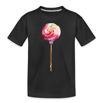 sucette - T-shirt bio Premium Enfant - noir - Devant