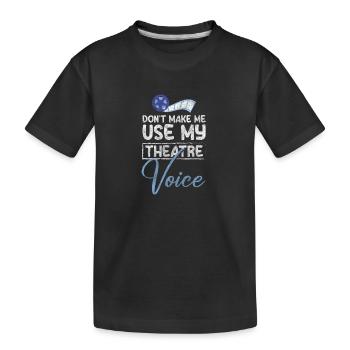 Mise en scène théâtrale Broadway - T-shirt bio Premium Enfant - noir - Devant