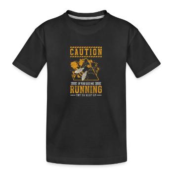 Imker Bienenzucht Bienchen - Kinder Premium Bio T-Shirt - Schwarz - Vorne