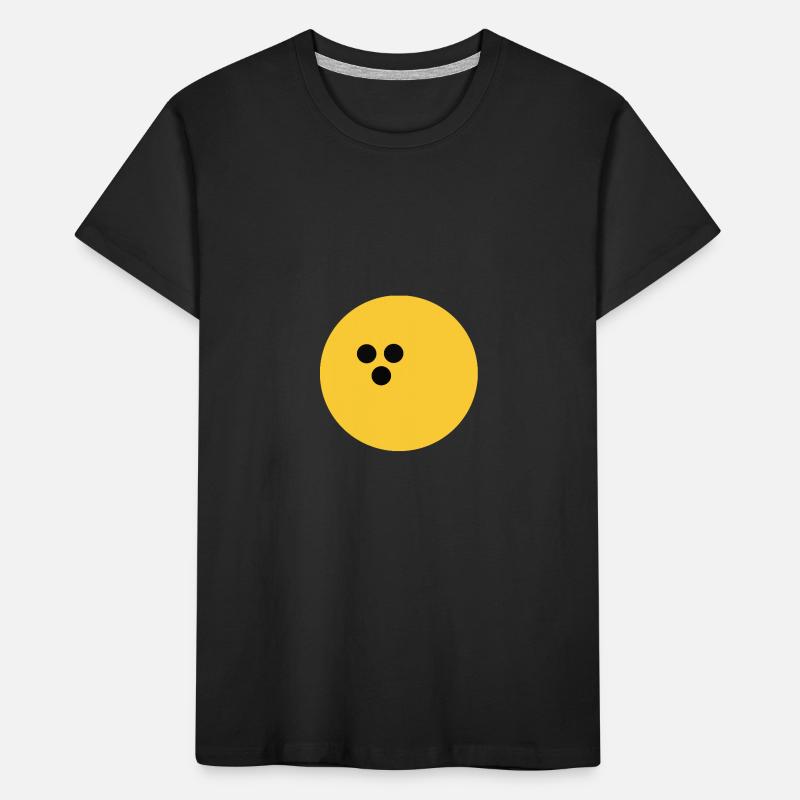 Boule de bowling, jaune de bowling T-shirt bio Premium Enfant