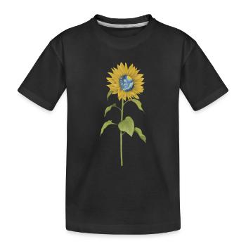 Tournesol - T-shirt bio Premium Enfant - noir - Devant