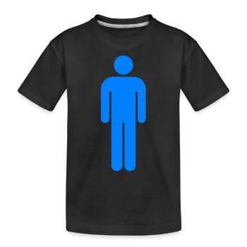 salle de bain bath baignoire bathtube shower douche63 - T-shirt bio Premium Enfant - noir - Devant
