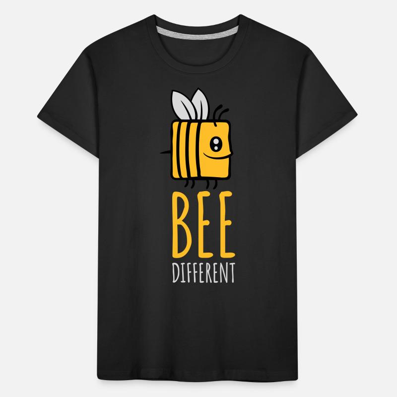 bee different Spruch Quote Kids' Premium Organic T-Shirt