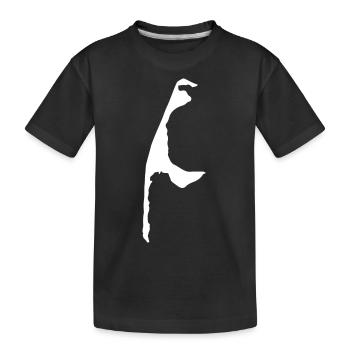 Sylt Silhouette - T-shirt bio Premium Enfant - noir - Devant