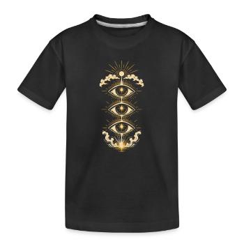 333 Innere Vision - Kinder Premium Bio T-Shirt - Schwarz - Vorne