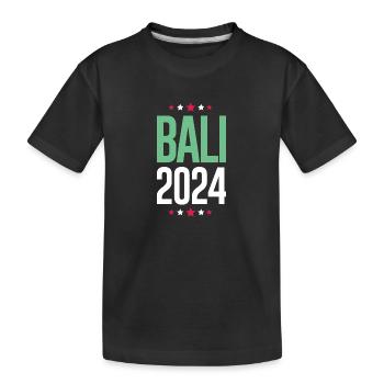 Jours fériés Bali 2024 - T-shirt bio Premium Enfant - noir - Devant