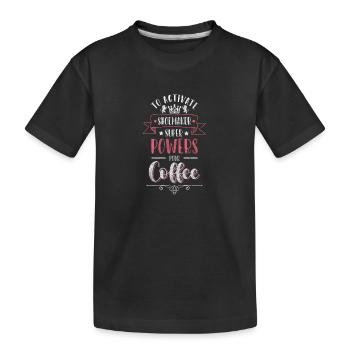 Handwerk Schuhe - Kinder Premium Bio T-Shirt - Schwarz - Vorne