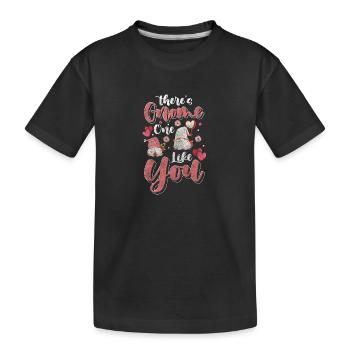 Wichtel Gartenzwerg Weihnachten Winzig - Kinder Premium Bio T-Shirt - Schwarz - Vorne