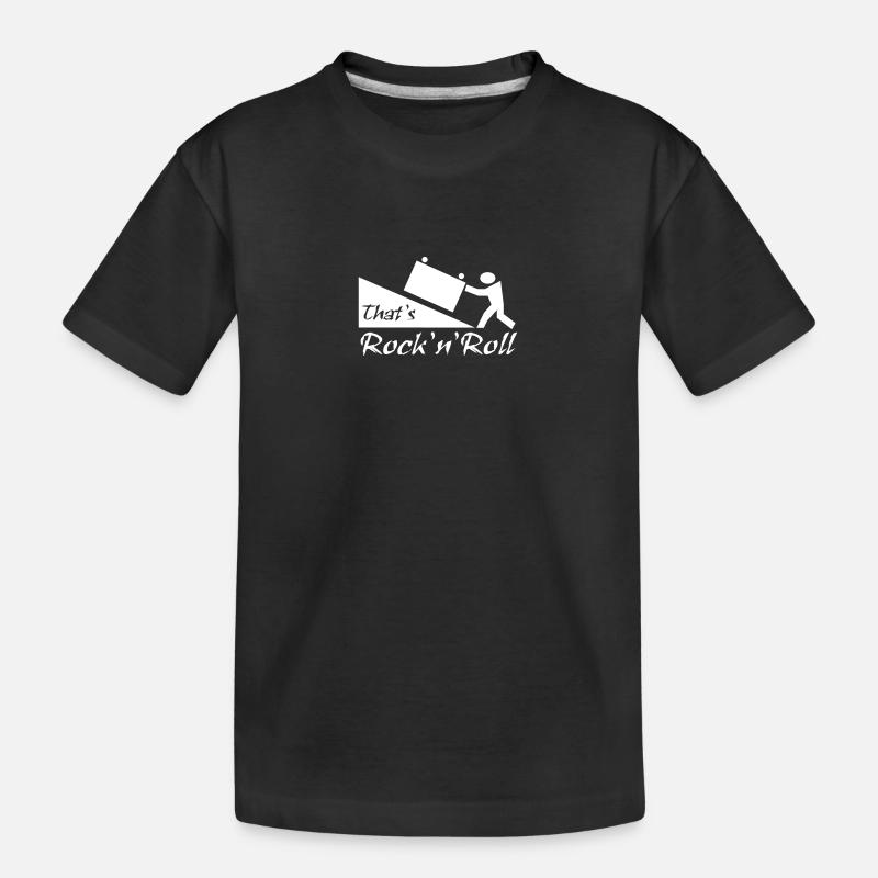 thatsrocknroll - Kinder Premium Bio T-Shirt - Schwarz