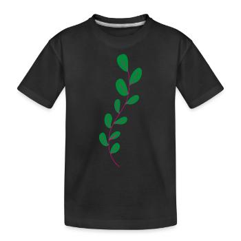Flower Flower Plant - T-shirt bio Premium Enfant - noir - Devant