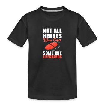 Maîtres-nageurs sauveteurs Moniteurs de natation en mer - T-shirt bio Premium Enfant - noir - Devant
