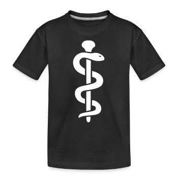 Arzt - Kinder Premium Bio T-Shirt - Schwarz - Vorne