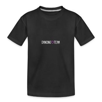Dancing Team - Kinder Premium Bio T-Shirt - Schwarz - Vorne