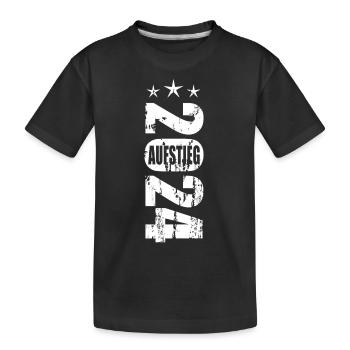 Aufsteiger 2024 Aufstiegstrikot Aufstieg 24 - Kinder Premium Bio T-Shirt - Schwarz - Vorne