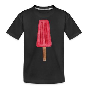 Eis - Kinder Premium Bio T-Shirt - Schwarz - Vorne