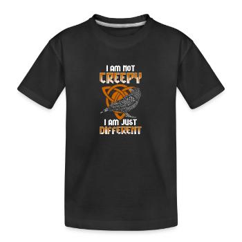 Corbeau Odin volant - T-shirt bio Premium Enfant - noir - Devant