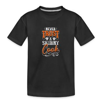 Cuillère en bois Kitchen Chef - T-shirt bio Premium Enfant - noir - Devant