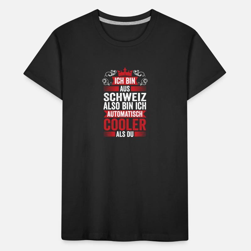 Schweizer Schweiz Kinder Premium Bio T-Shirt