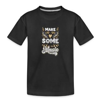 Fan de concert de musique - T-shirt bio Premium Enfant - noir - Devant