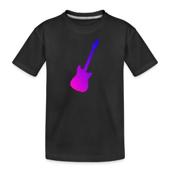 Guitar Guitar Player Herren Gitarrist Damen - Kinder Premium Bio T-Shirt - Schwarz - Vorne