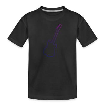Egitarre Gitarre akustische gitarre Herren - Kinder Premium Bio T-Shirt - Schwarz - Vorne
