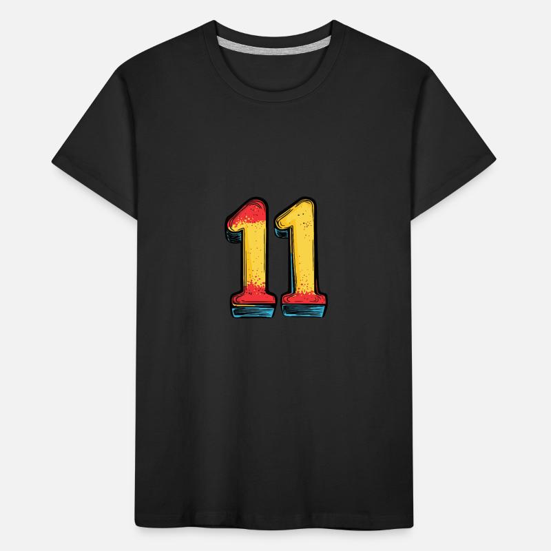 11 Number Comic Kids' Premium Organic T-Shirt