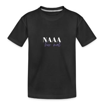 Na hör mal - Kinder Premium Bio T-Shirt - Schwarz - Vorne